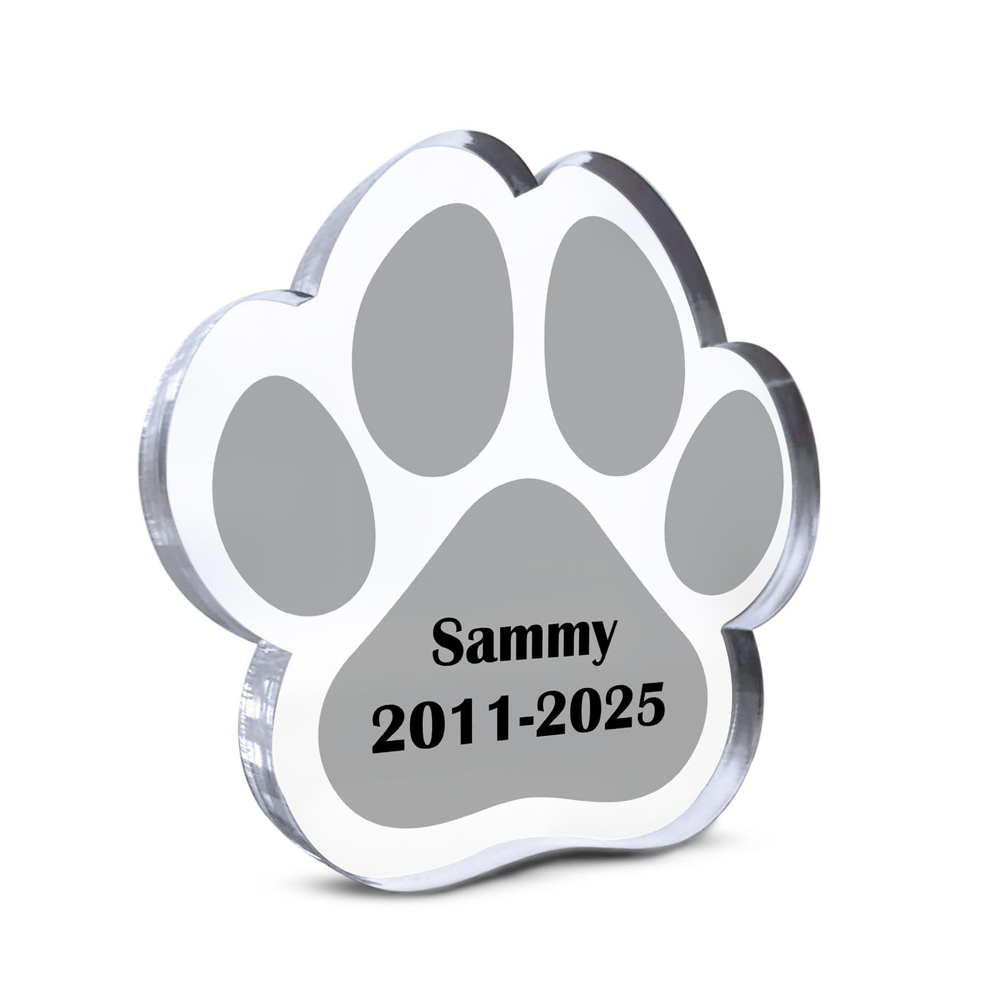 RED OCEAN Personalised Pet Memorial Plaque For Dog Cat Puppy Memorial Gift For Dog Lover Remembrance Plaque In Memory Sign For Pet Home Decor (Pet Memorial Sign 1)