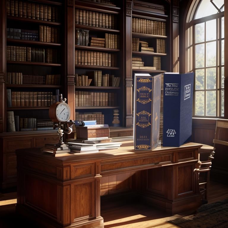 Miniatura 8 de SEPOX Twins - Caja de seguridad para libros, caja de seguridad con cerradura de combinación de alta calidad, segura para el dormitorio y versátil,