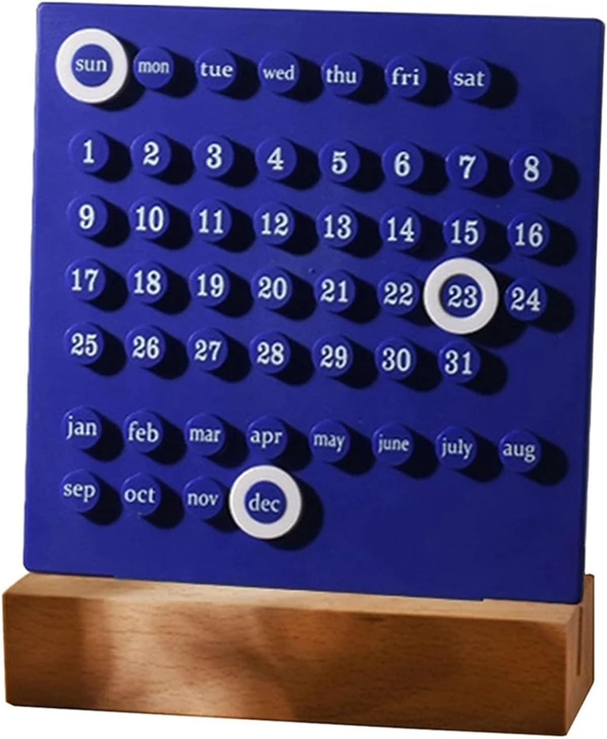 Desktop Calendar 2024 Desktop Calendar Wooden Desk