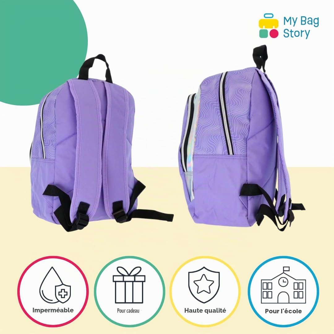 KPop Demon Hunters | Sac à dos enfant | Maternelle et CP | Violet