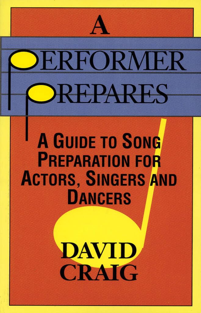 A performer prepares david craig chant livre de preparation au chant