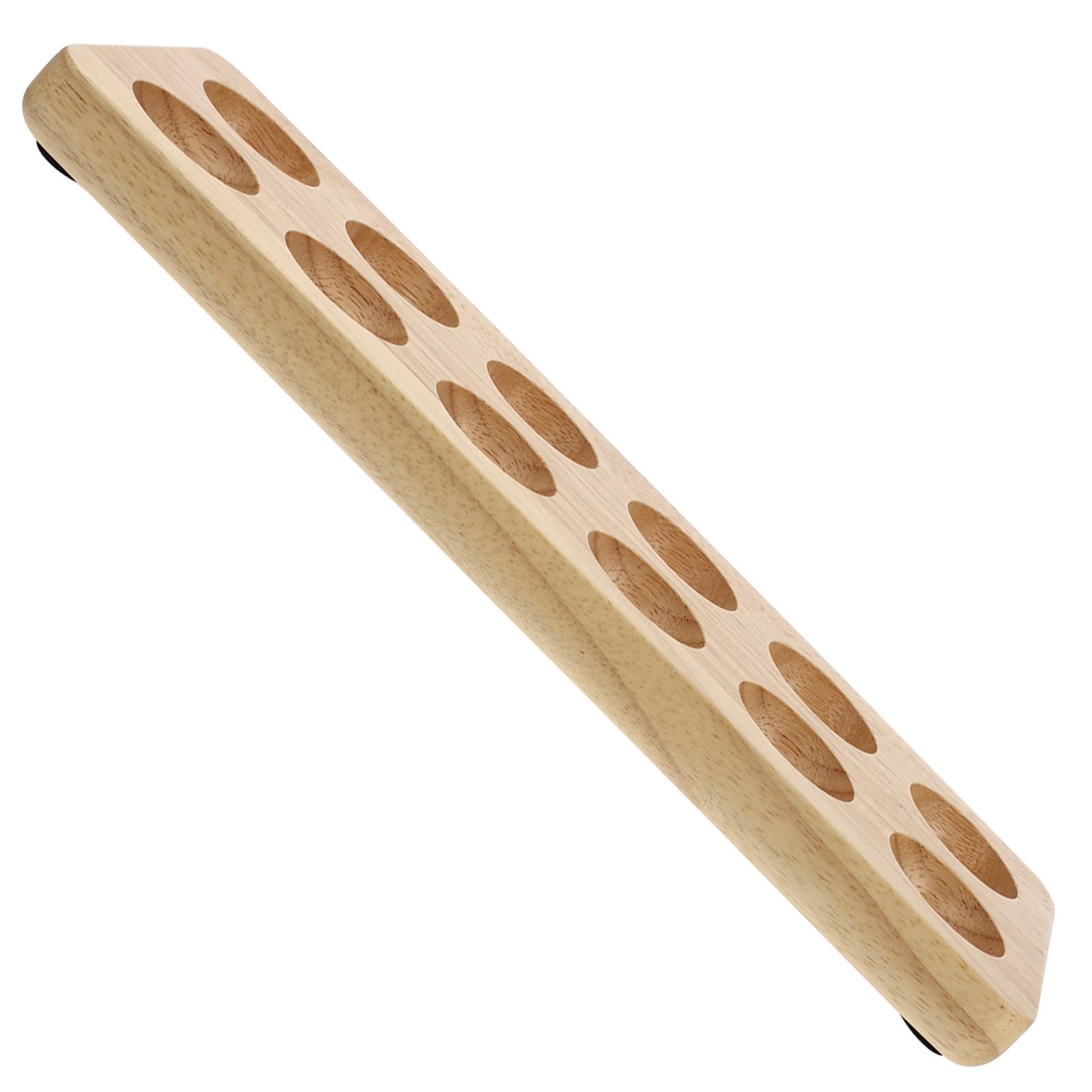 Huevera de madera doble para un desayuno organizado y práctico en la encimera 8