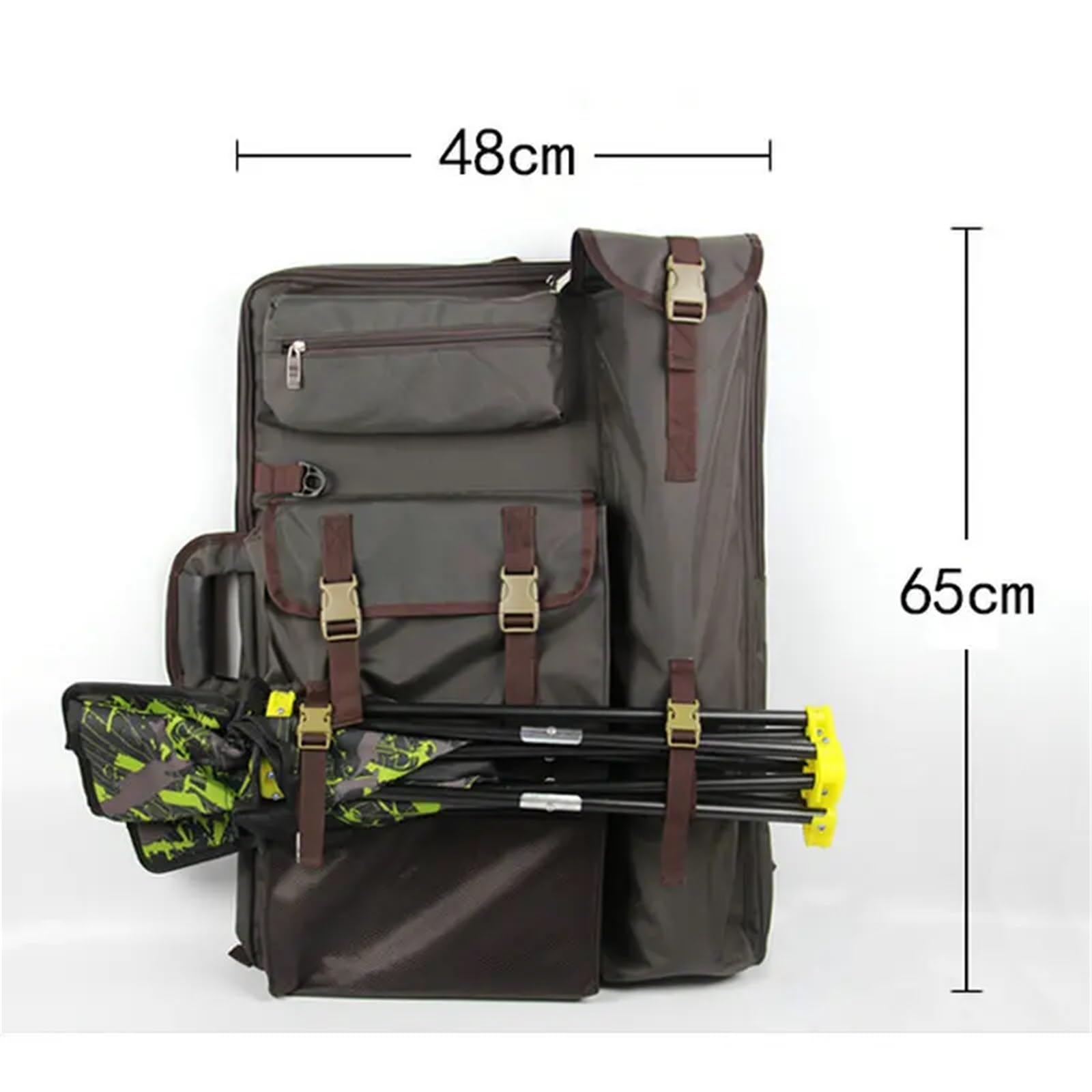 Kunstportfolio Koffer Große Künstlertasche A2 Art Portfolio Rucksack Zeichenbrett Künstlerbedarf Tasche Reise Tragbare Kunsttasche for Künstler(Black)