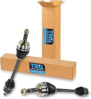 Vista 245 de TRQ Juego de conjunto de eje de transmisión CV delantero para conductor y pasajero, 2 piezas, compatible con Ford Explorer 4WD 95-01, Explorer AWD