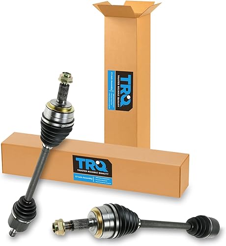 Miniatura 83 de TRQ Juego de 2 piezas de ensamblaje de eje CV delantero del lado del conductor y del pasajero, compatible con transmisión automática Mazda 3 i