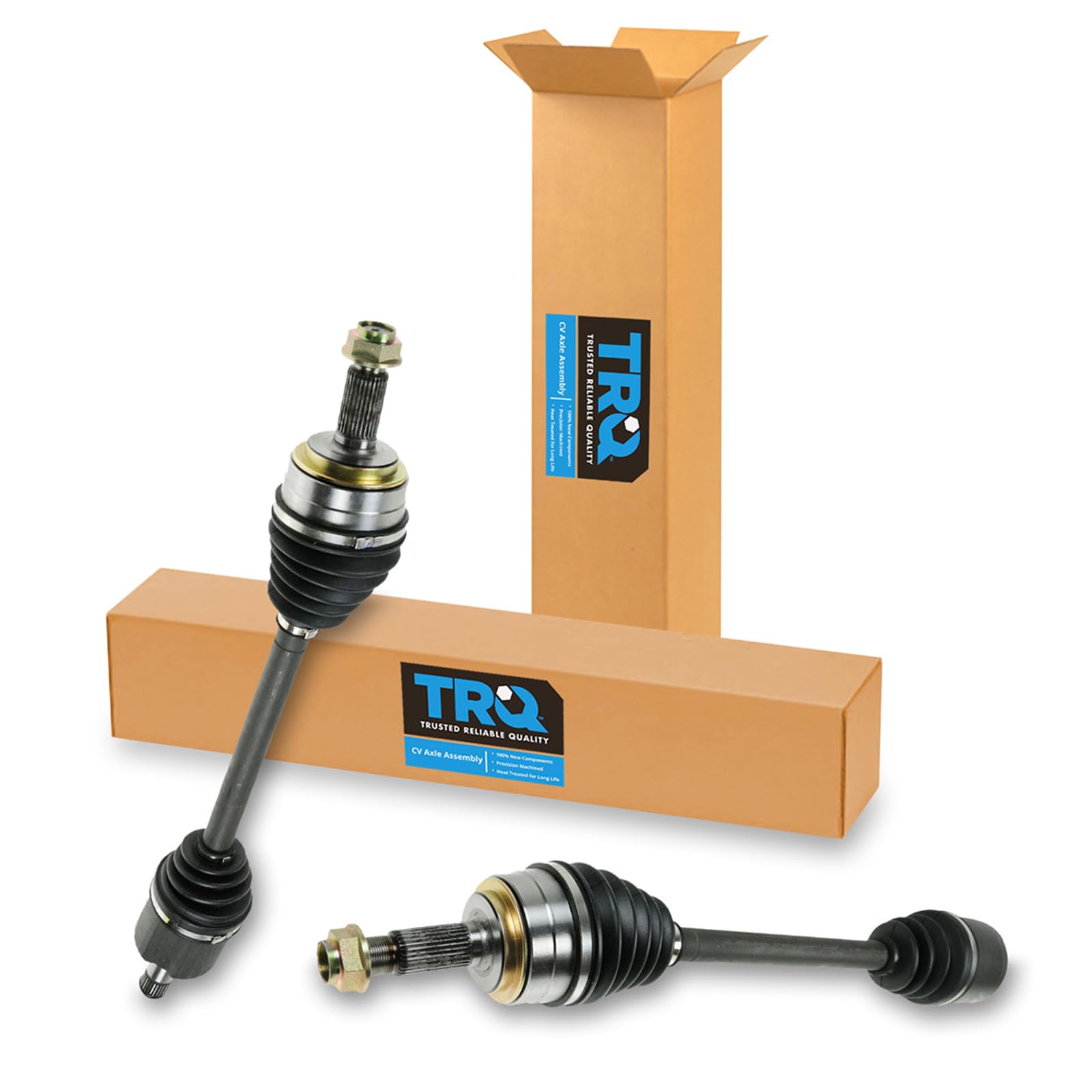 TRQ Front Driver and Passenger Side CV Axle Assembly Set 2 Piece