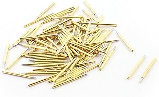 Aexit 100 Pcs Audio & Video Accessories PL75-B1 0.7mm Tip 16mm Spring Test Probes Pin for Connectors & Adapters PCB Board