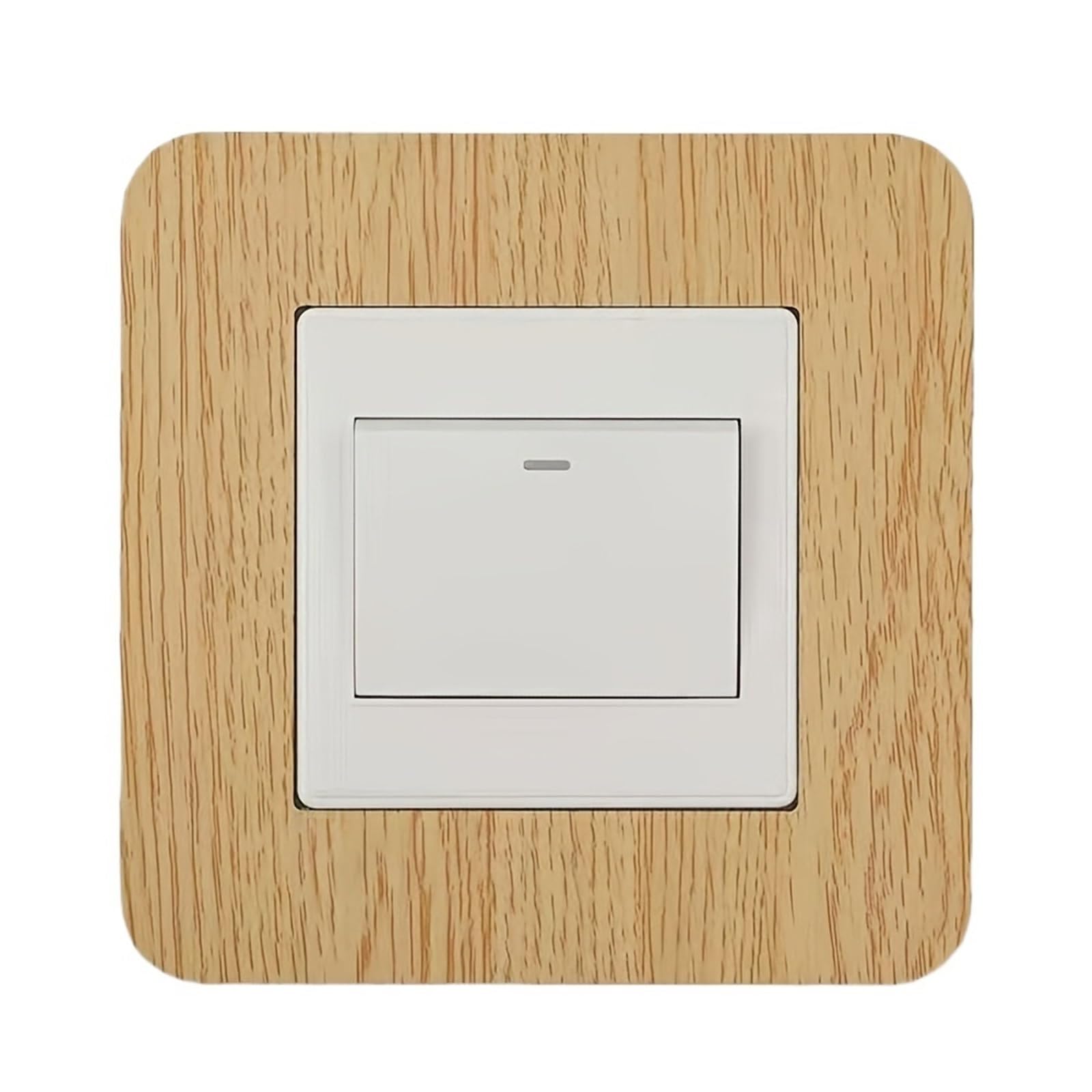 Interruptor marco decorativo de 4 piezas tipo hebilla simple y protector de pared sin adhesivo