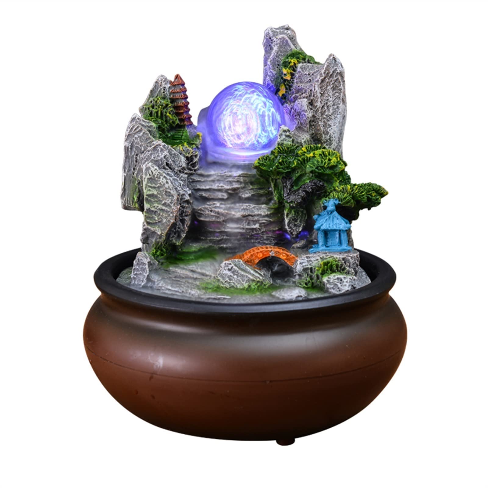Caractéristique d'eau anti-stress : fontaine de bureau TUSUOD Feng Shui