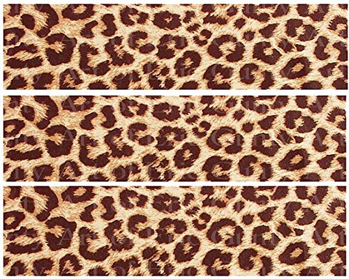 Leopard Print Jungle Birthdays - Cake Side Strip - Edible Cake/Cupcake Party Topper - D22933