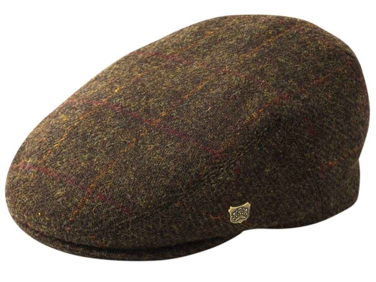 Failsworth Men's Pattern 2017 - Mocha Millinery Stornoway Harris Tweed Flat Cap (Latest Version) - Medium (57Cm)