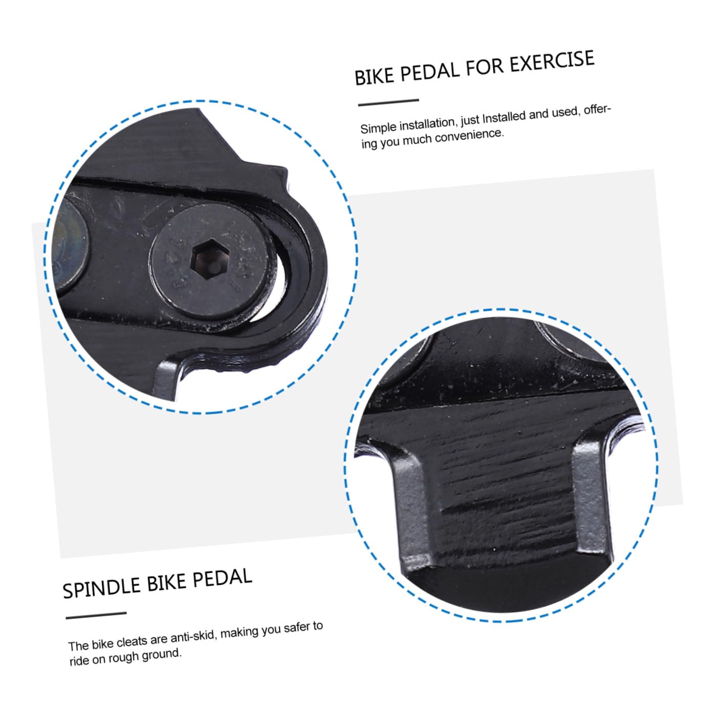 SUPVOX 1 Paio Di Tacchetti Per Biciclette Pedale Tacchetto Pedali Mtb Ciclismo Biciclette Tacchetto Per Rilascio Multidirezionale Tacchetto Piastra Paramotore Mountain
