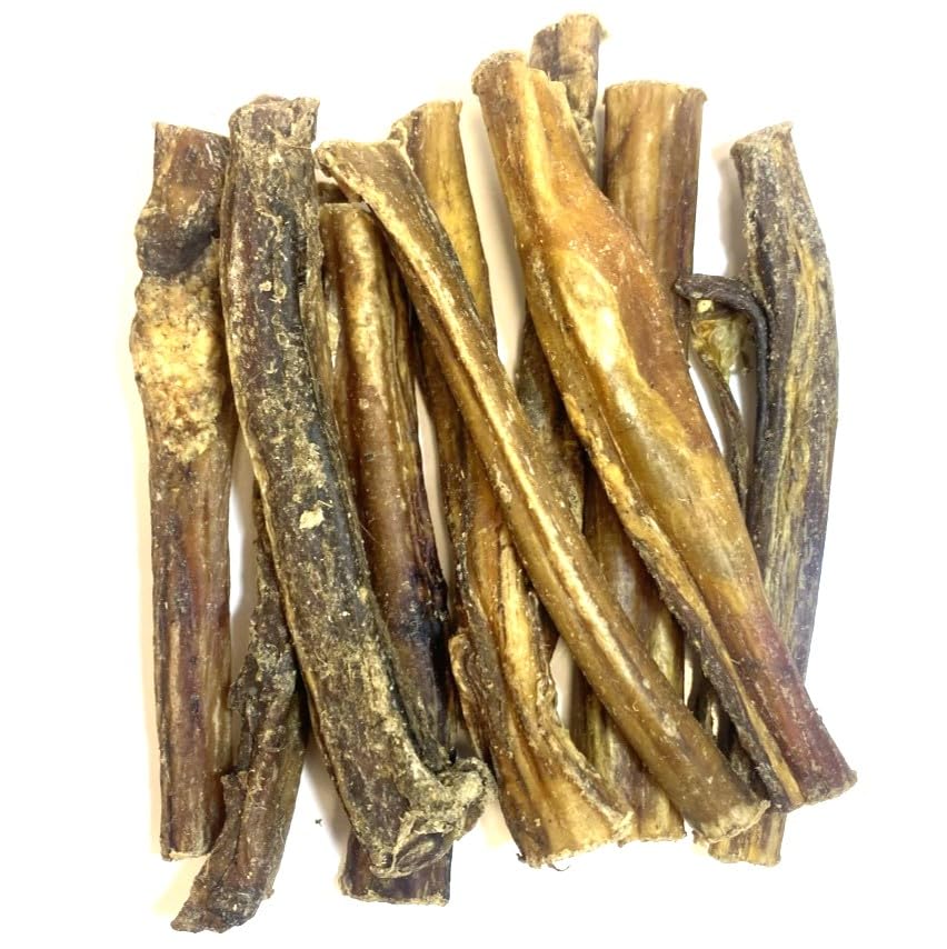 Maltbys' Stores 25x Standard 5" Bulls' Pizzles 100% Natural Dog Chew Treats Bully Sticks [SHC]