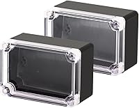 Vista 29 de Caja de Proyecto Caja de conexiones de plástico ABS Negra Cajas eléctricas IP65 impermeables para bricolaje Caja de conexiones electrónicas