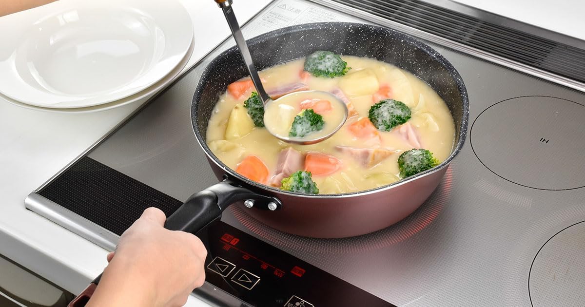 Amazon.co.jp: フライパン IH対応 ガス火 深型 22cm 鍋のように