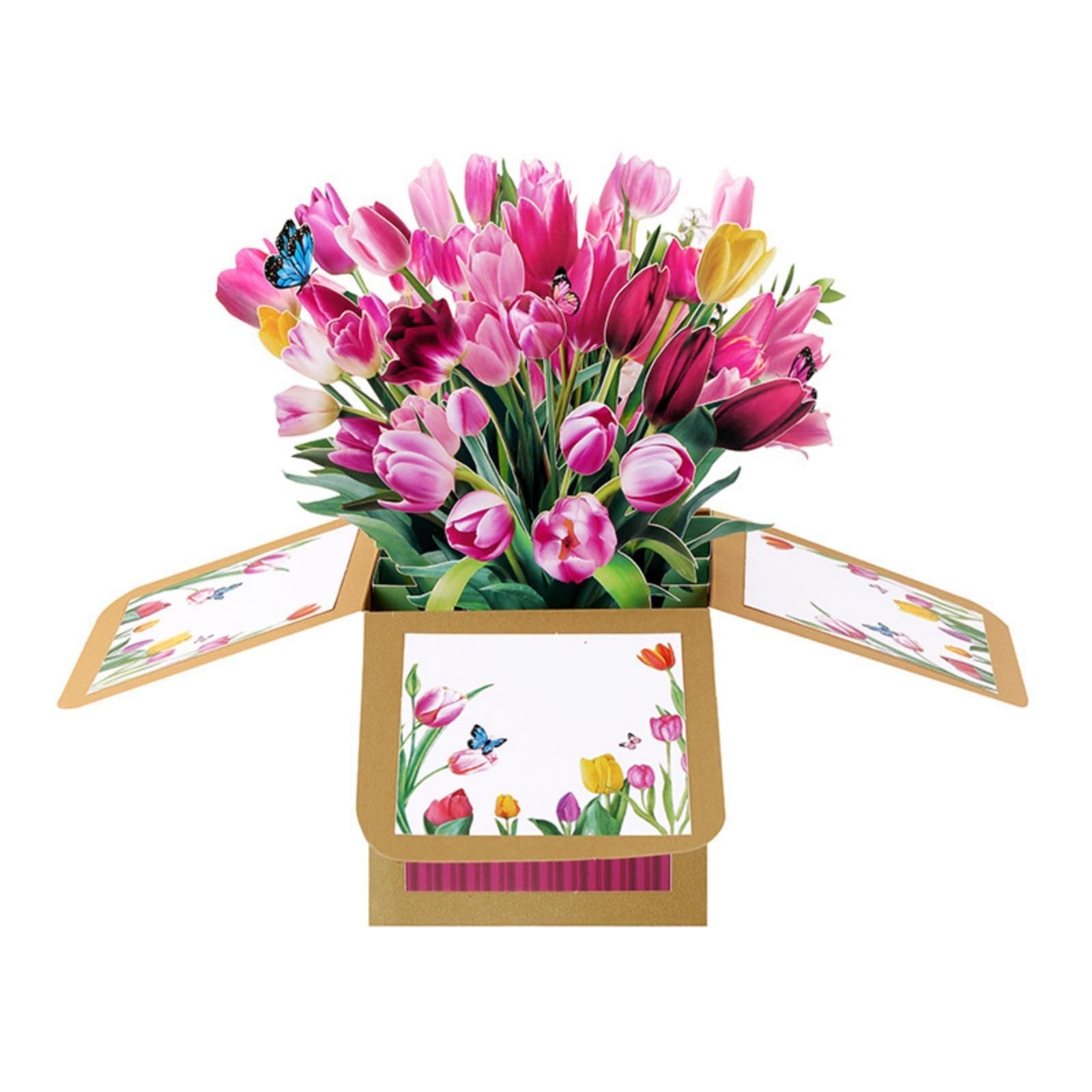 Tsophreniq Innovative Layered Birthday Card with Detachable Stand Handcrafted Using Sustainable Cardstock Materials Greeting Greeting
