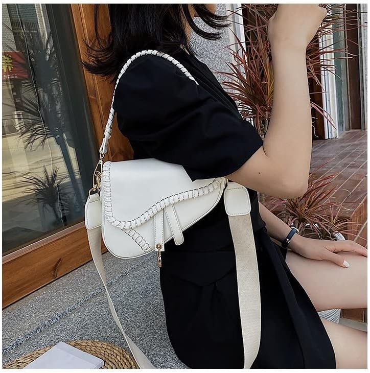 Miniatura 2 de JBB Women Saddle Shoulder Bag Clutch Purse Small Crossbody Bag Satchel Bags Handbag PU Leather