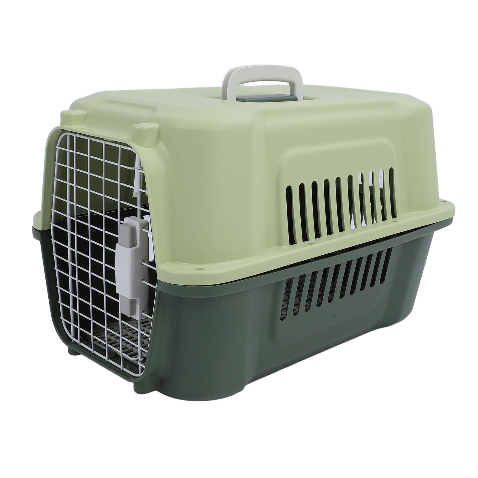 Transportín Portátil para Mascotas de Gran Capacidad, Jaula de Viaje para Perros, Gatos, Perros, Aprobado por Aerolíneas y Uso Multifuncional para Viajeros, PP Duradero + Material Metálico
