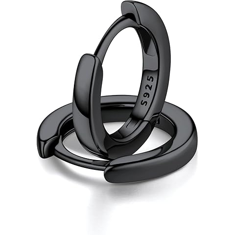 FaithHeart Sterling Silver Hoop Earrings for Women, Hypoallergenic Huggie Hoop Earrings Lightweight Small Cartilage Earrings Hoop Earring Dainty Everyday Earrings 6/8/10/12/14/15/16/18/20mm