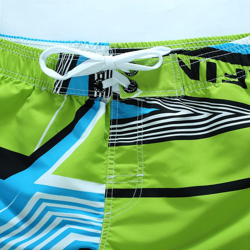 Pantaloncini da Spiaggia Pantaloncini da Surf Uomo, Pantaloncini Spiaggia, Abbigliamento Bagno Maschile, Taglie Forti per Viaggiare