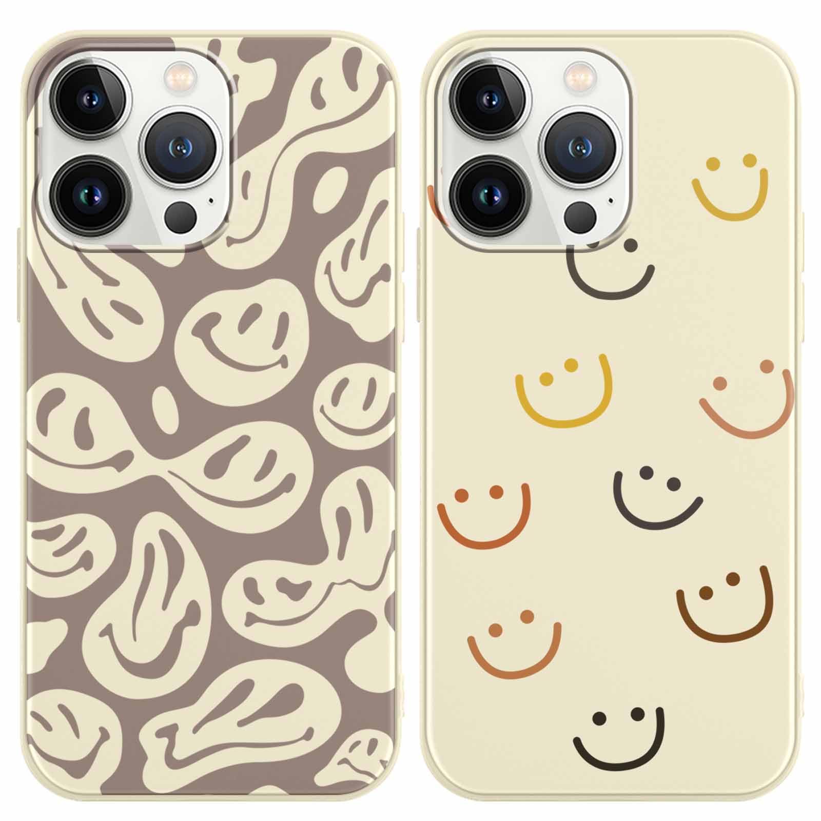 【happyhandsmile】Apple iPhone 13 Pro Compatible with iPhone 13 Pro Max Case Clear, Happy Smile