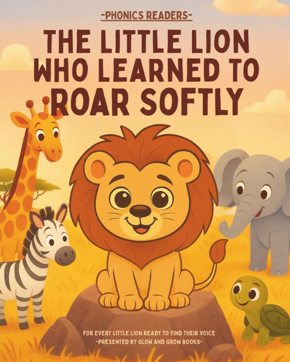 The Little Lion Who Learned to Roar Softly (Grow and Glow - Phonics readers)