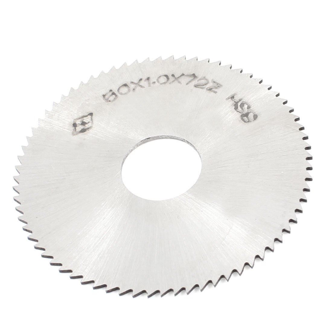 チルチル4/4 uxcell® Silver Tone HSS 72T 60mm x 1.0mm x 16mm Slitting Saw