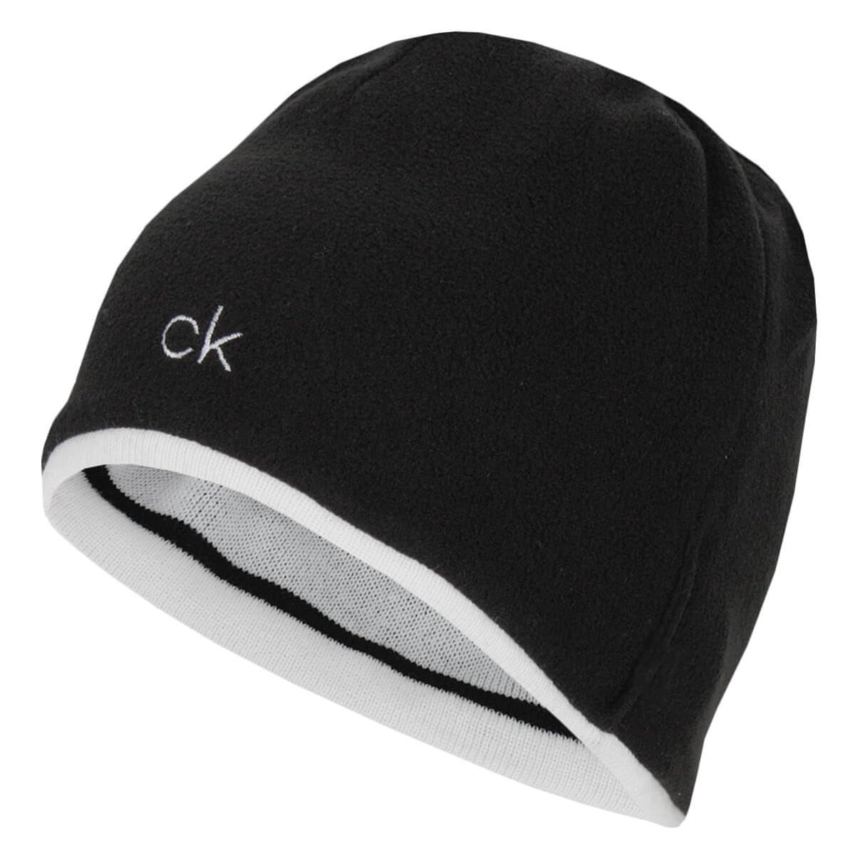 Calvin Klein Bonnet Homme 2026 Tricot à Rayures réversibles avec Logo CK