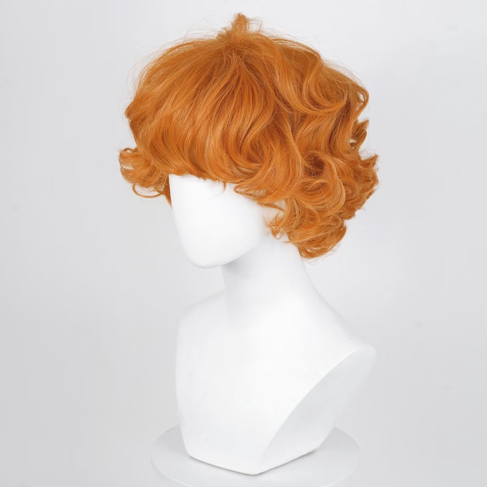 KiyaCos Cosplay Wig Crimson Long Dark Red Women Men Anime Show Party Halloween Synthetic Hair Wigs: Mixed-Orange