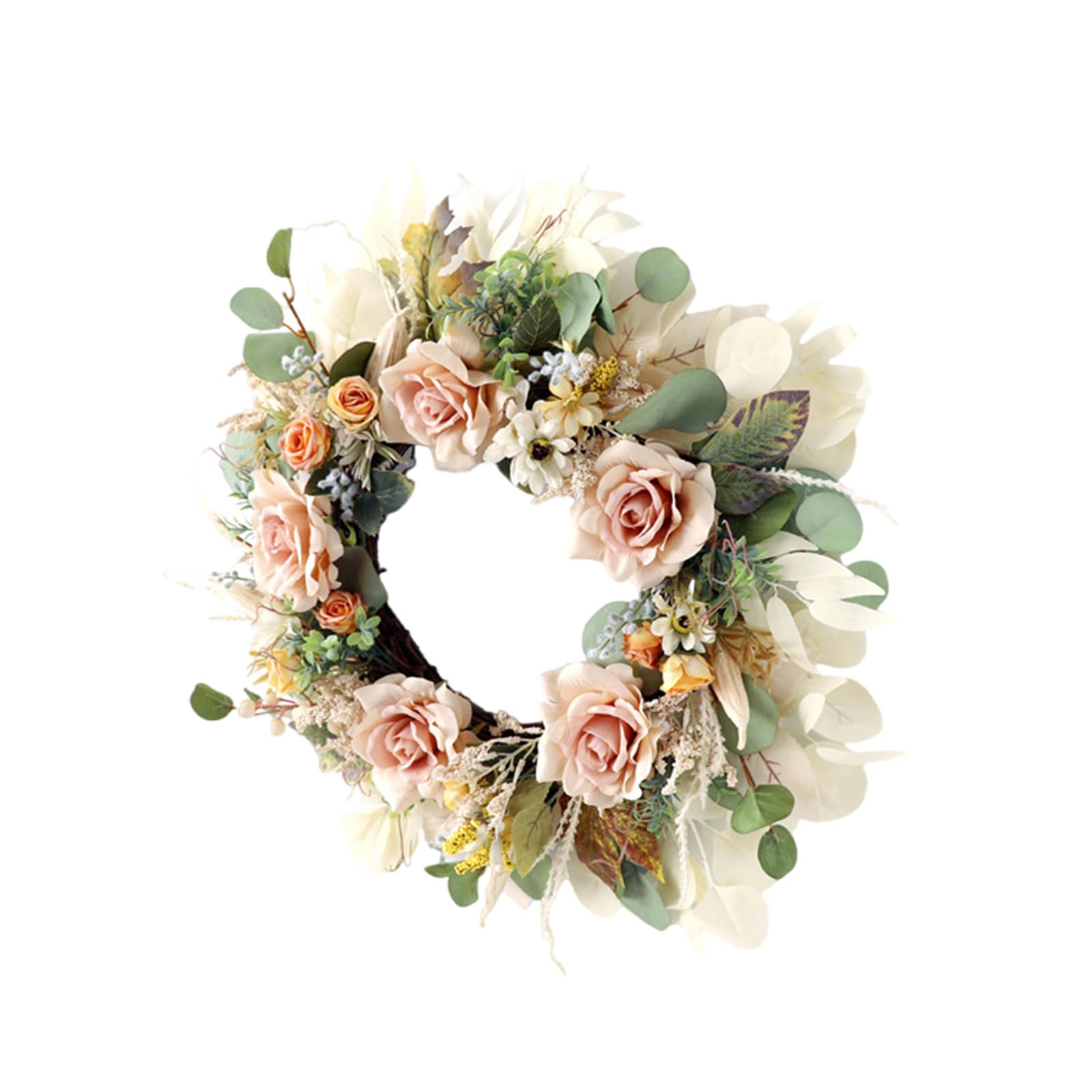Couronne de roses en soie romantique pour célébrer l'amour et embellir votre cocon