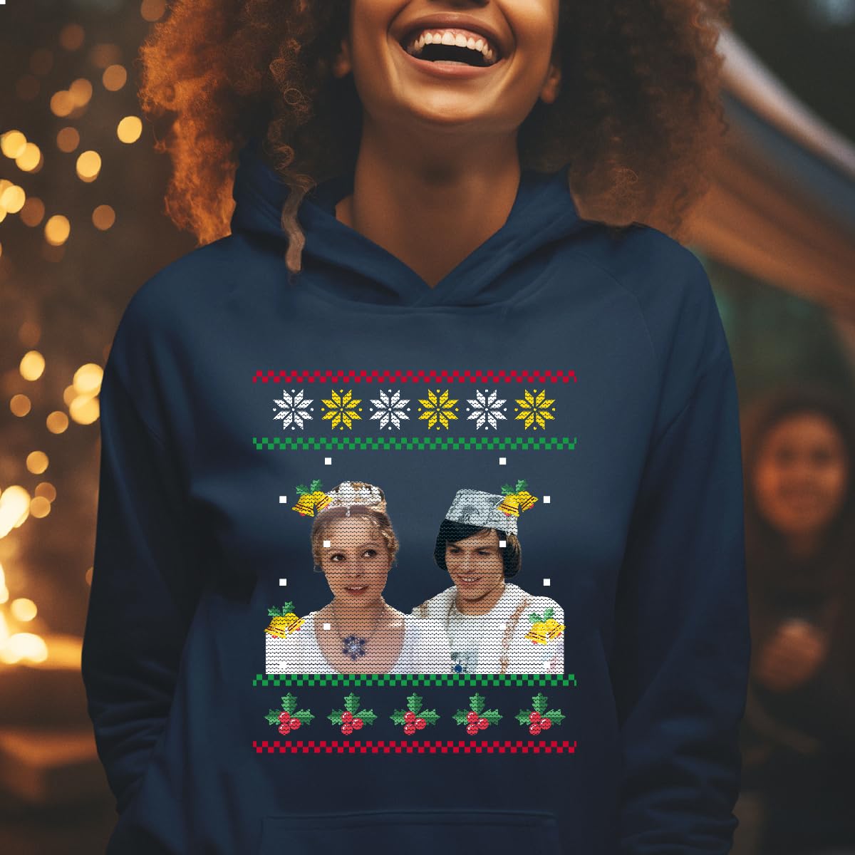TRE Nocciole per Ceneri - Maglione natalizio Ugly Sweater