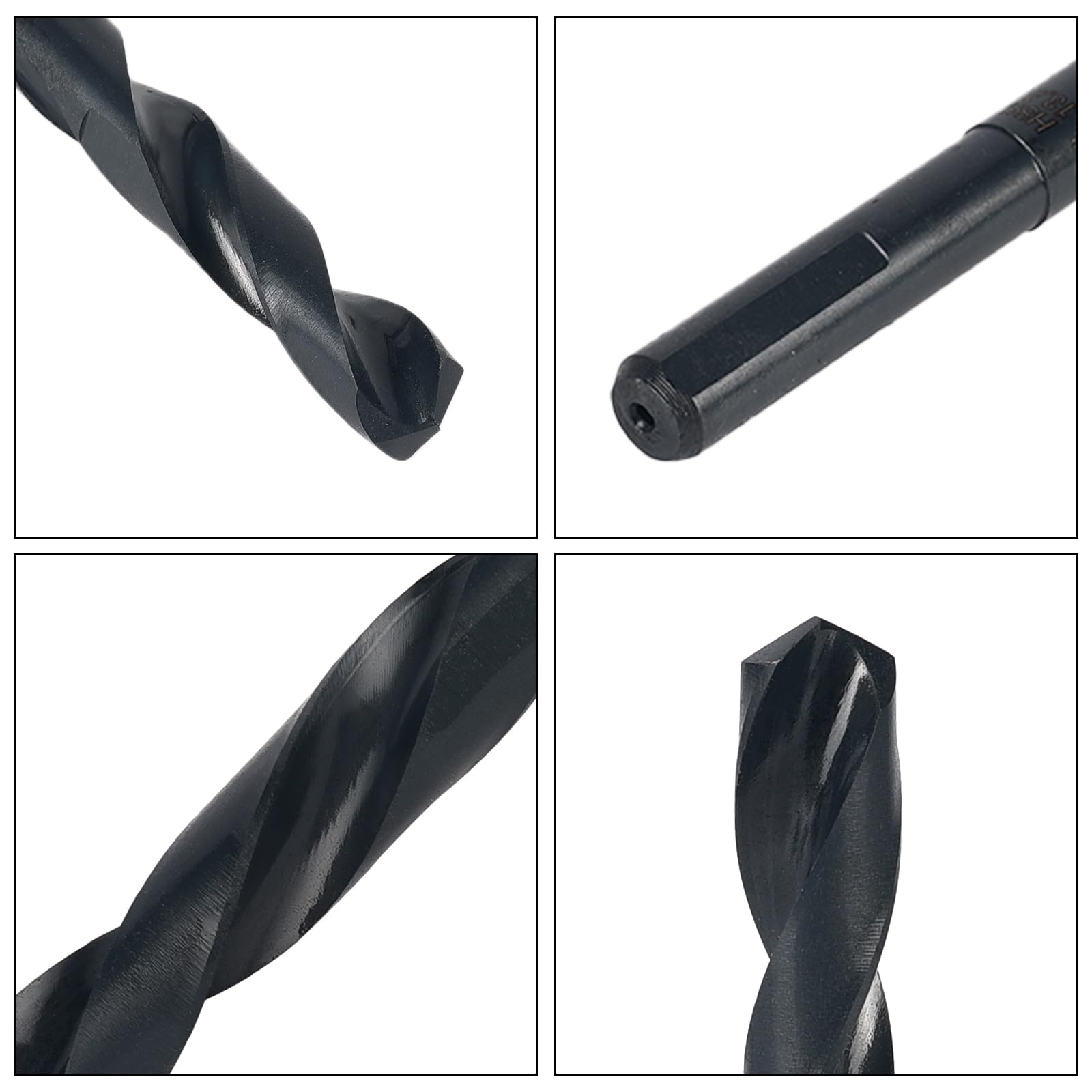 13.5mm Twist Drill Bit, 4341 HSS Metric Reduced Shank Drill Bit with 1/2" Shank - Image 3