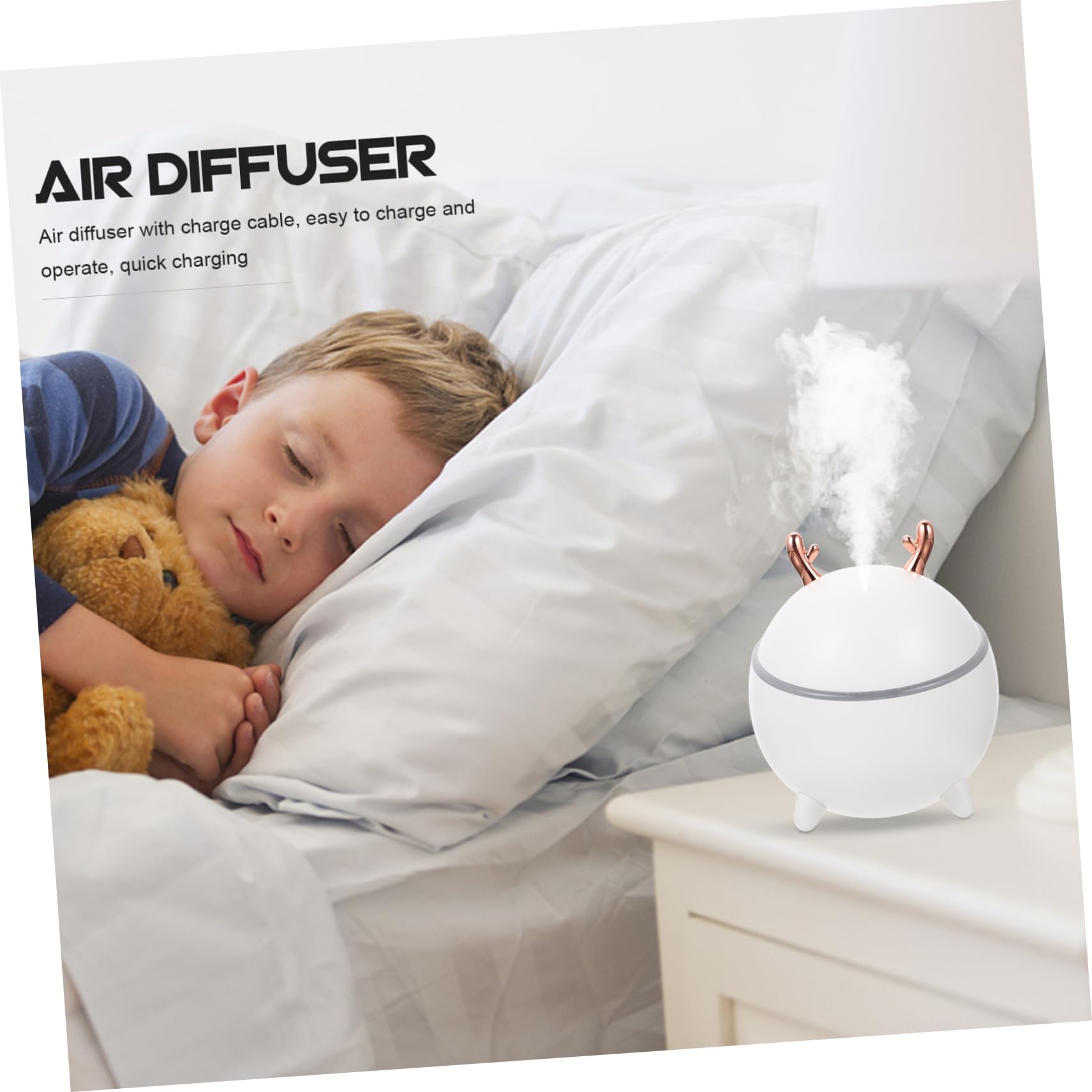 MAGICLULU 2sätze Diffuser Luftbefeuchter Tragbarer Ätherischer Öldiffusor Mit Usb-ladekabel Für Büro Und Zuhause Leise Aromatherapie Für Entspannende Atmosphäre Für Schlaf Und