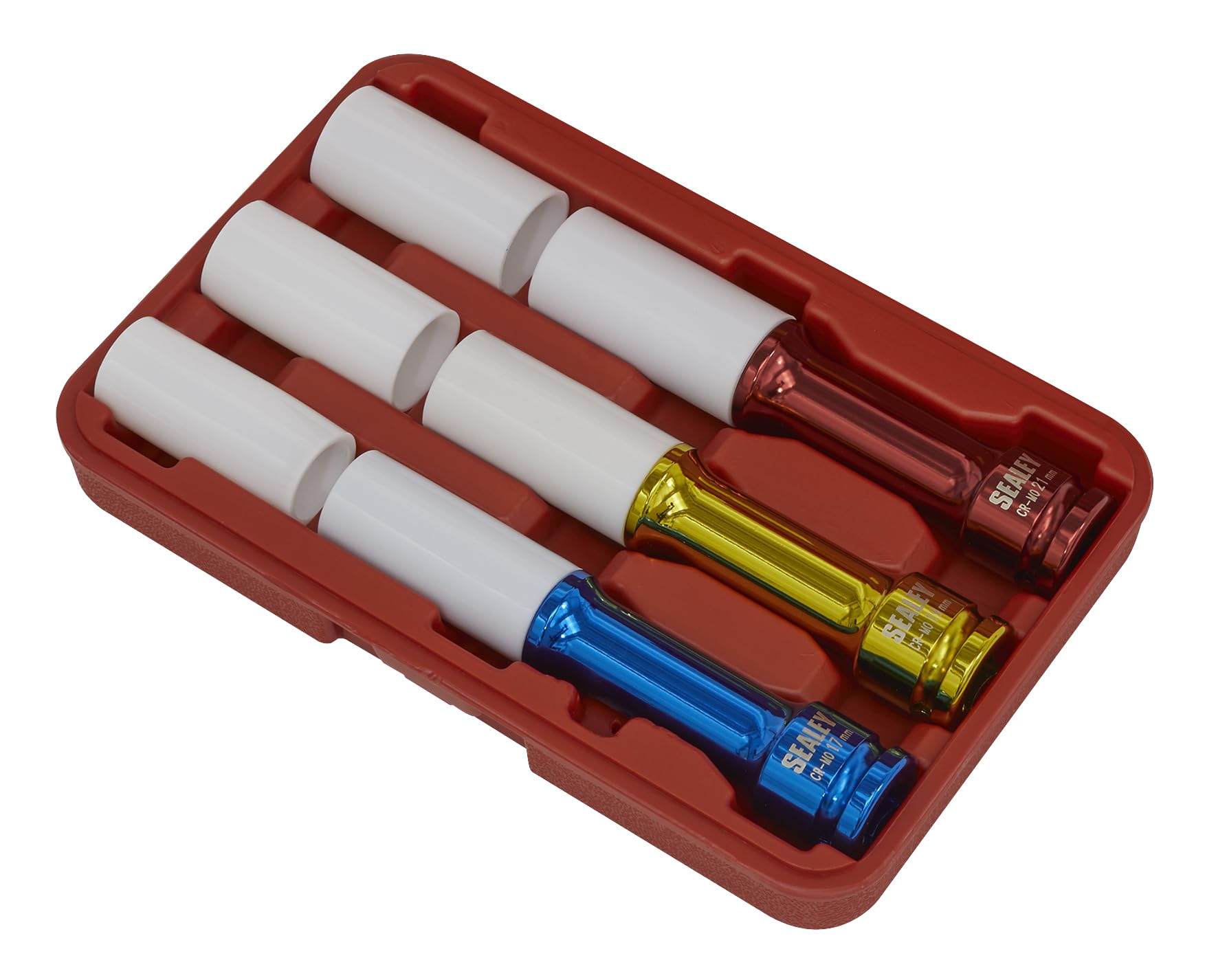 Amazon.com: Sealey SX031D Alloy Wheel Long Reach Impact Socket Set