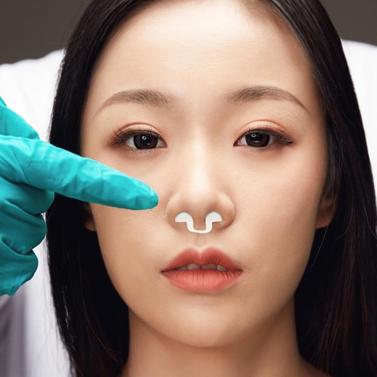 Baluue 2 soportes de nariz de silicona para rinoplastia y prevención de deformaciones