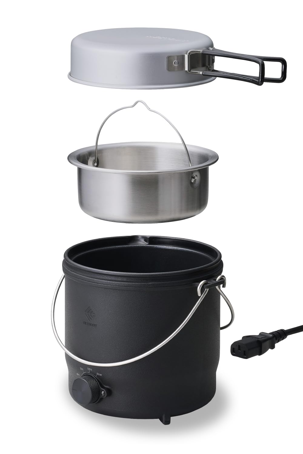 NESTOUT COOKER-1 HAC-NECK01BK [ブラック] Amazon.co.jp: エレコム NESTOUT 電気調理器 COOKER-1 車中泊