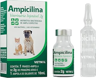 Ampicilina Injetável 2 g Univet
