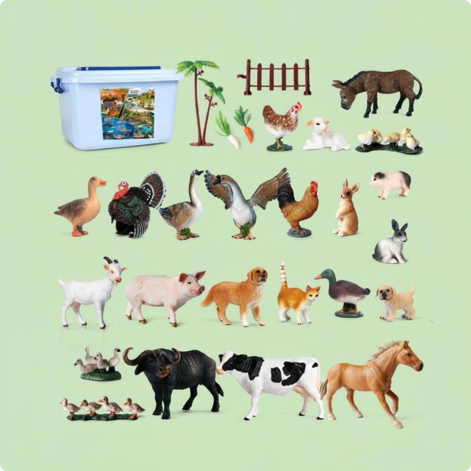 Kinder Vogel Figurine Set Vogel Figur Kinderspielzeug Tierfigur Miniatur Dekofigur mit Feinen Federstrukturen Und Standfester Bauweise für Wohnraumdeko Schlafzimmer Lernbereich Vitrinen