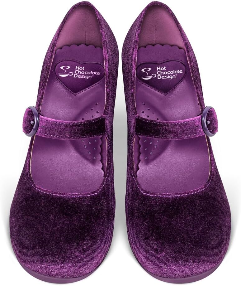 Hot Chocolate Design Women’s Mary Jane Heels – Block-Heel Dress Shoe - Image 2