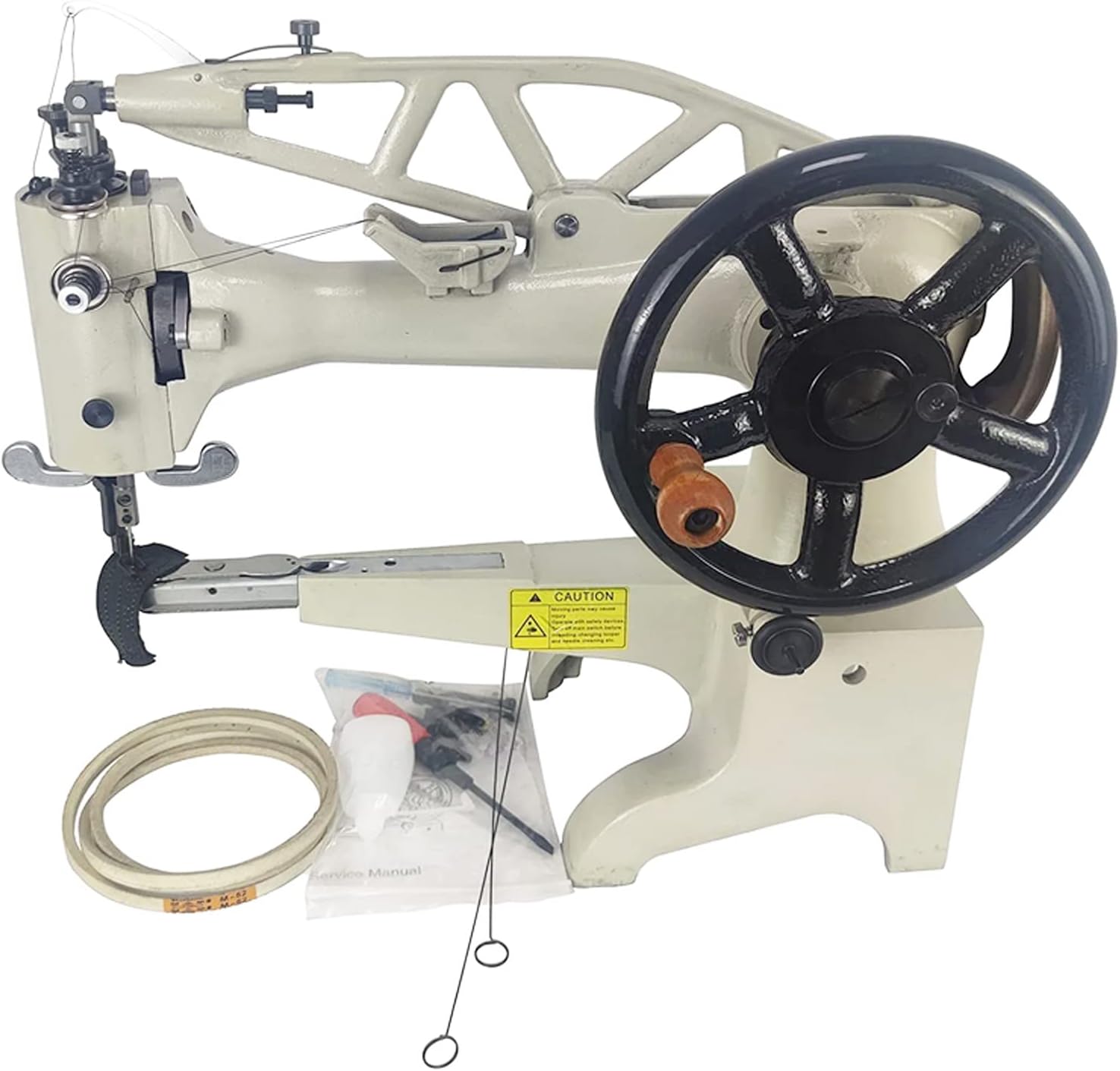 INTSUPERMAI Leather Patcher 11.8 Inch Industrial Hand Crank