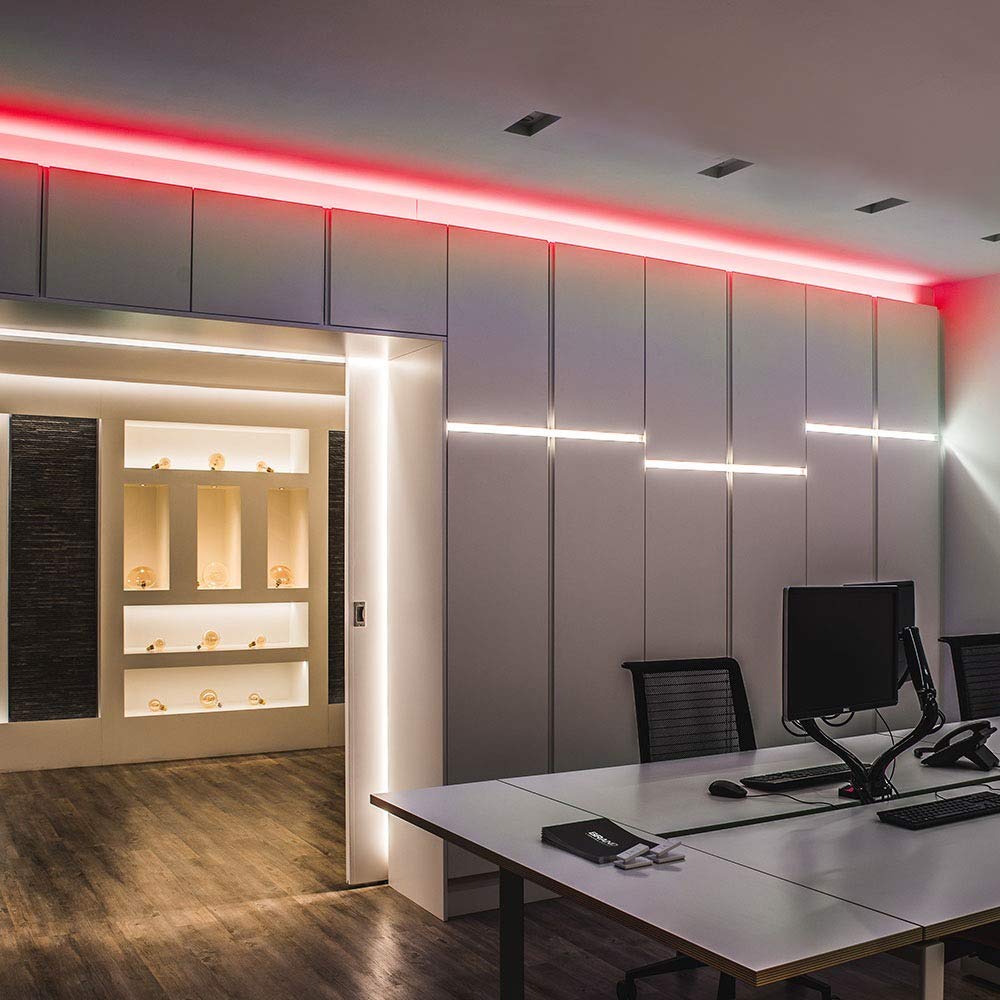 LED Neon Flex 24V Luce Rossa 160° Ip65 - Bobina 10M
