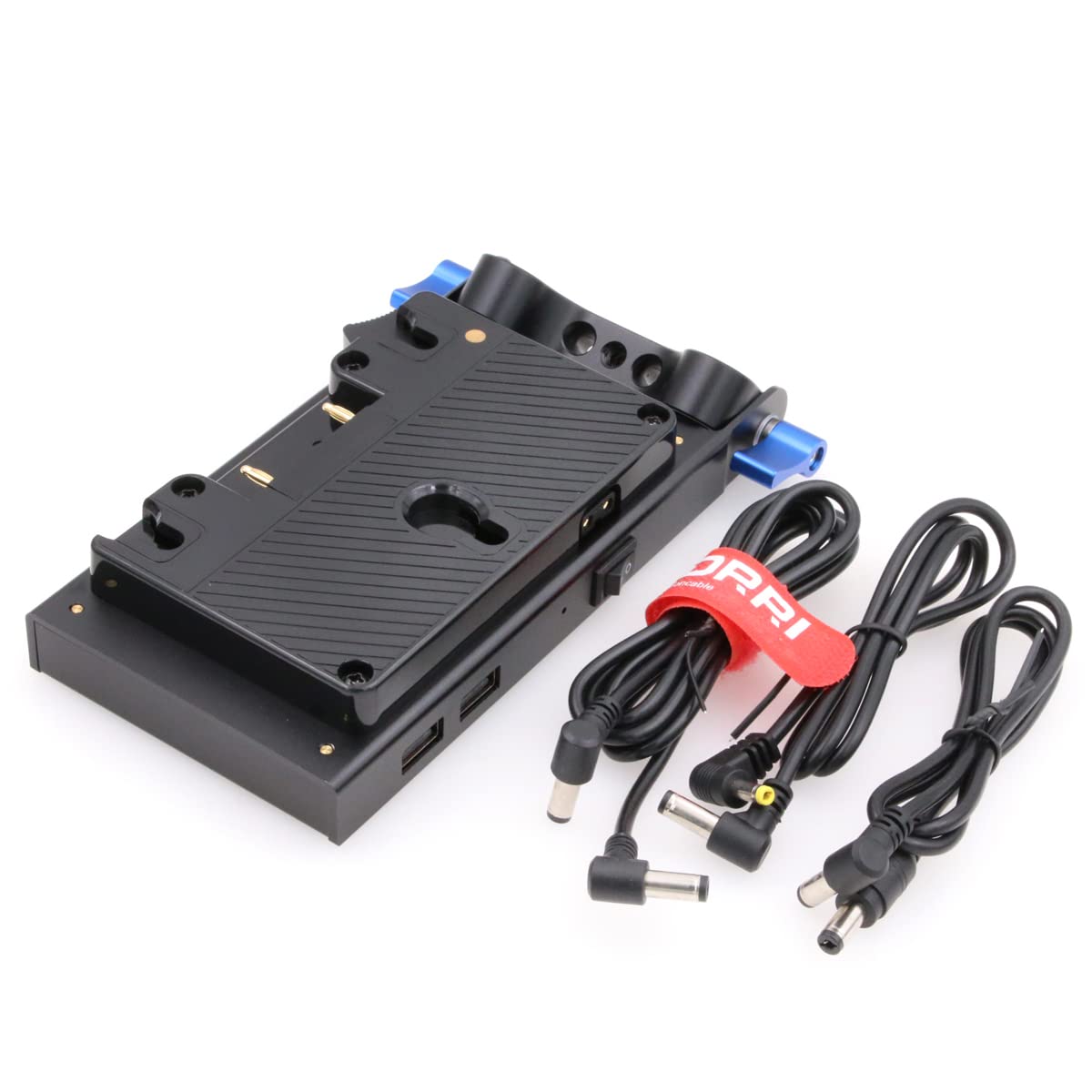 Batería LP-E6 dummy con placa V-Mount para grabar documentales largos sin cortes en exteriores 6
