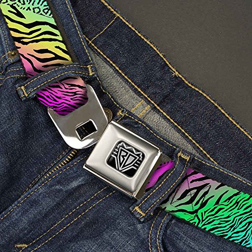 Cinturón con hebilla de acero Buckle-Down resistente con estampado animal premium 2