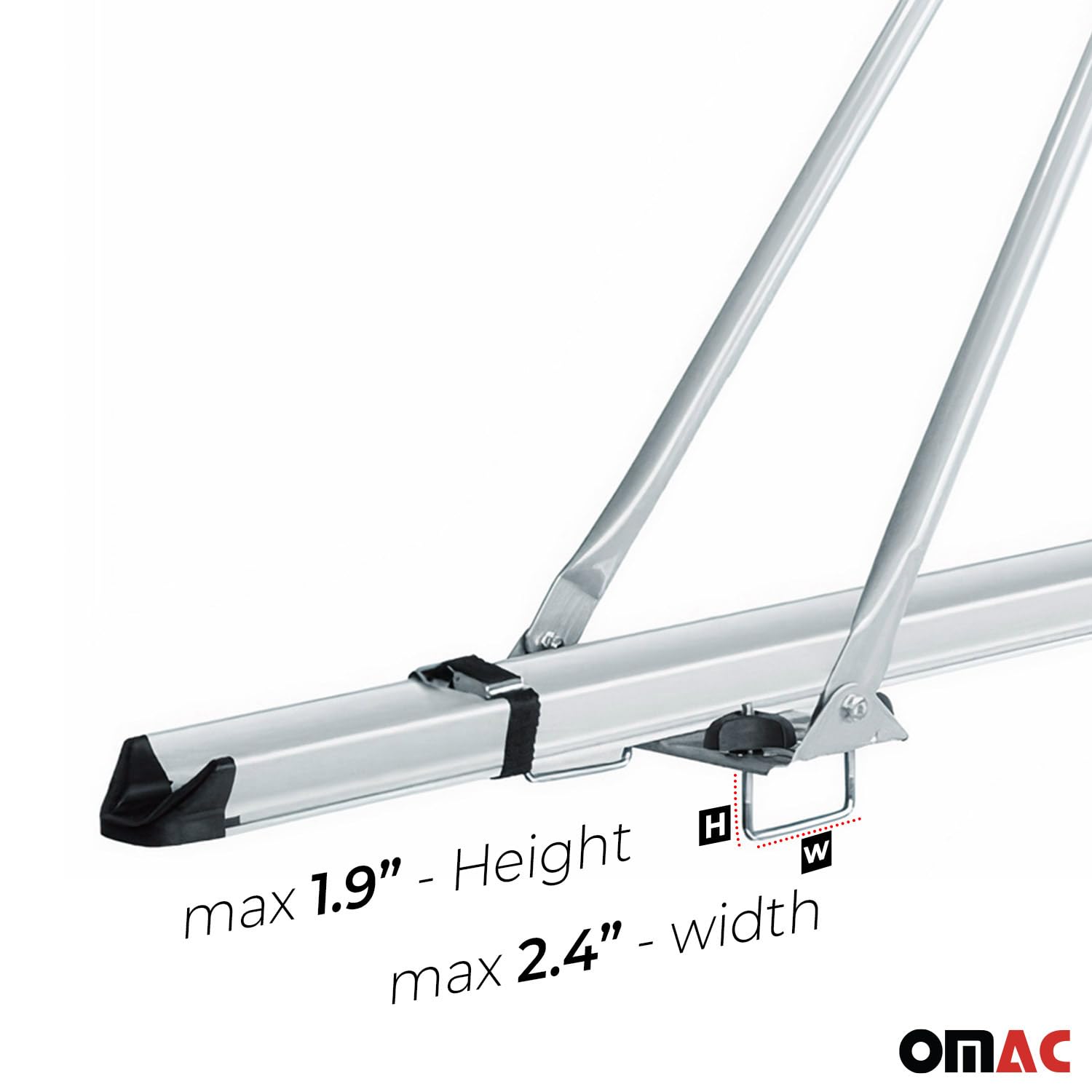 Bagażnik Rowerowy Dachfahrradträger bis 15kg Uchwyt Rowerowy Aluminium Rowery