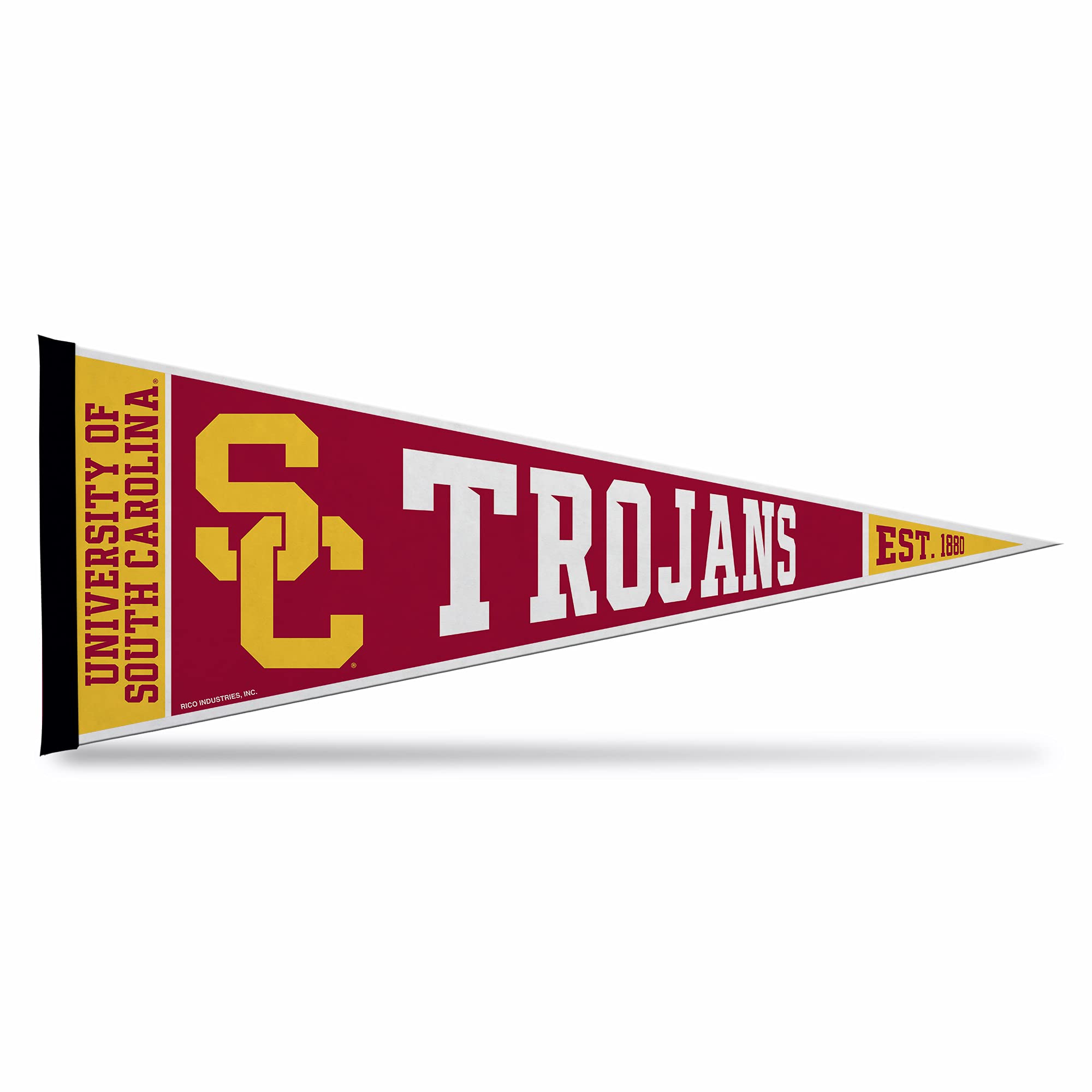 Rico Industries NCAA Southern California Trojans Exclusive 12" x 30" Soft Felt Pennant - EZ to Hang - Home Décor (Game Room, Man Cave, Bed Room)