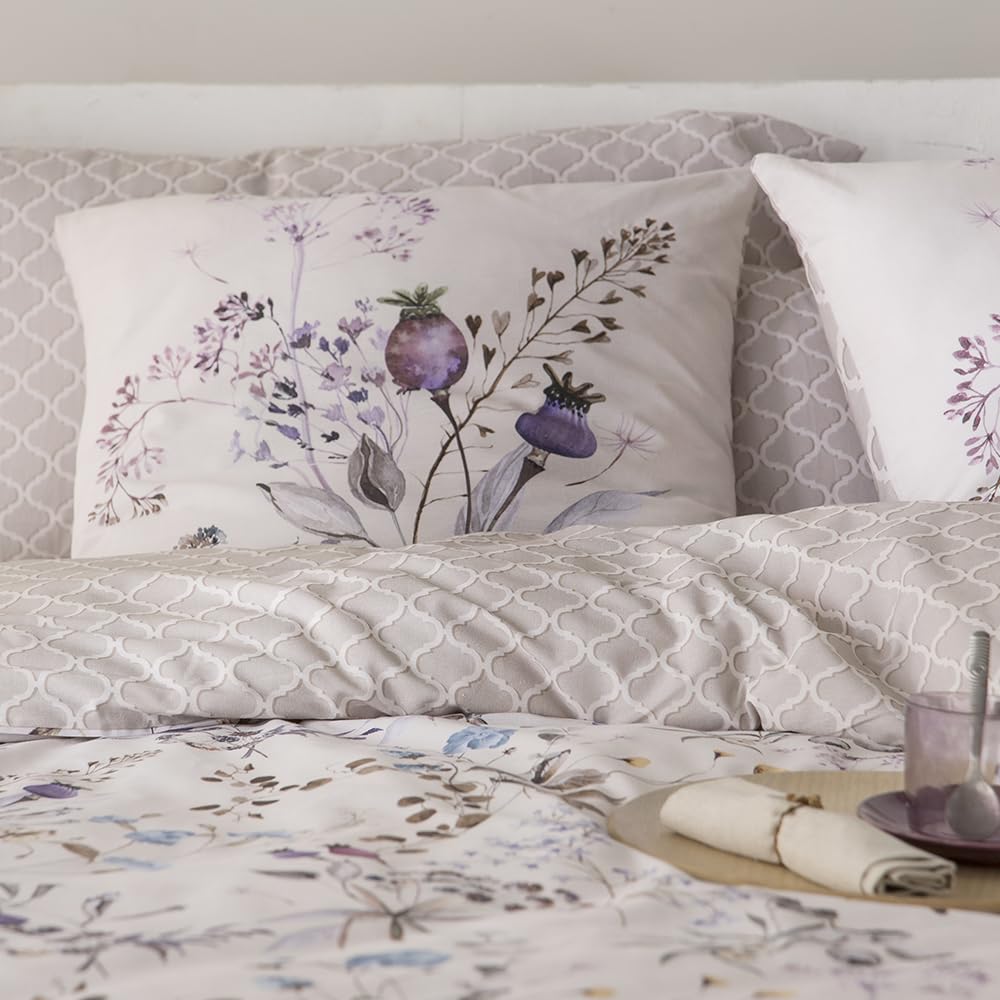 Housse De Couette Réversible En Coton ONILE 200x200 Cm | Leroy Merlin
