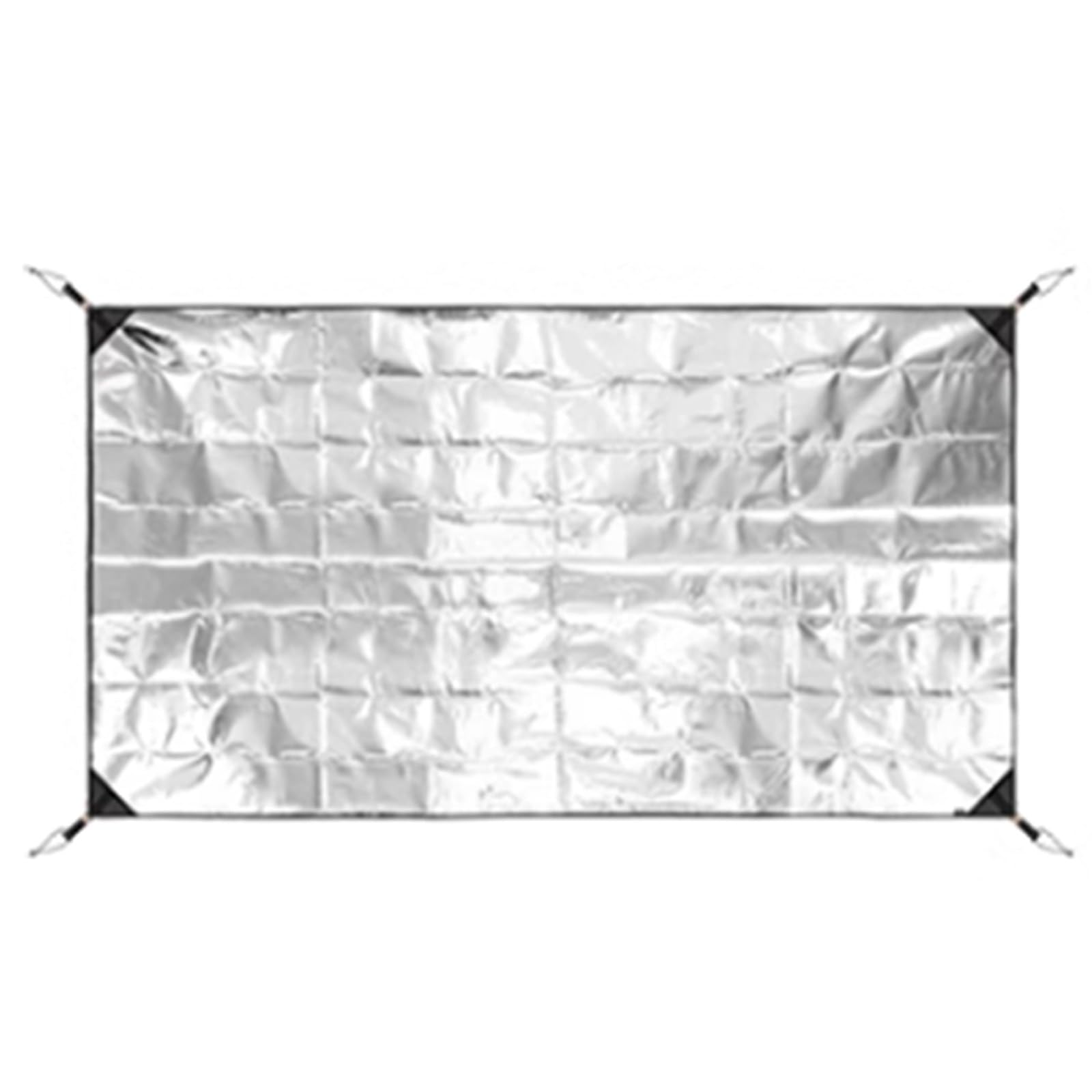 Esterilla de picnic impermeable plegable con película de aluminio de 1.6x2m