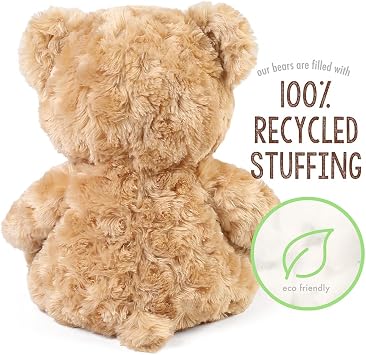LotFancy Teddy Bear Stuffed Animals 30 cm, Small Stuffed Plush Toy, Brown
