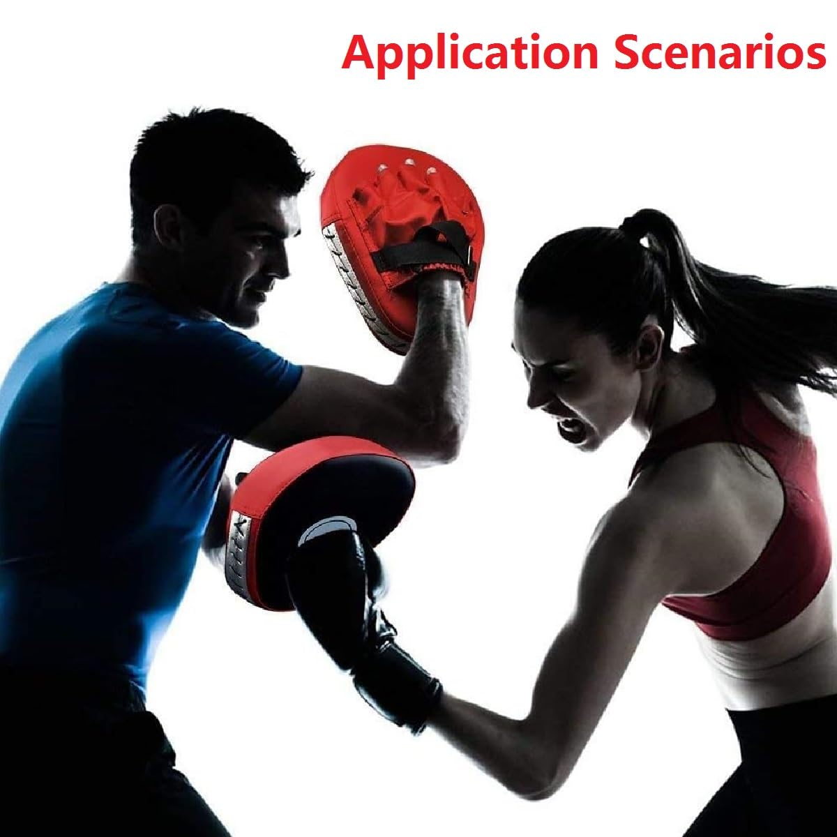 Cuscinetti per bersagli da boxe professionali Combattimento sacco da boxe Guanti da allenamento Sanda Kick Pad PU Attrezzatura da allenamento Sacchi da boxe Sparring  18