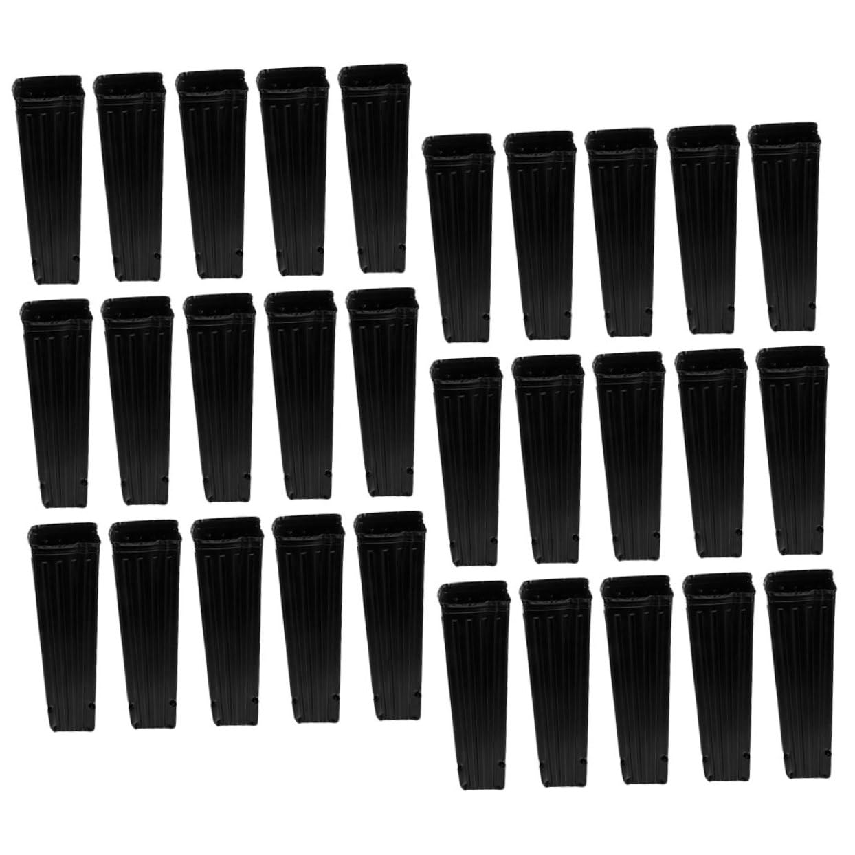 DOITOOL Pots De Fleurs Hauts en Polypropylène, Lot de 60 Godets pour Pépinières, Drainage pour Semis Et Culture D'arbres Fruitiers